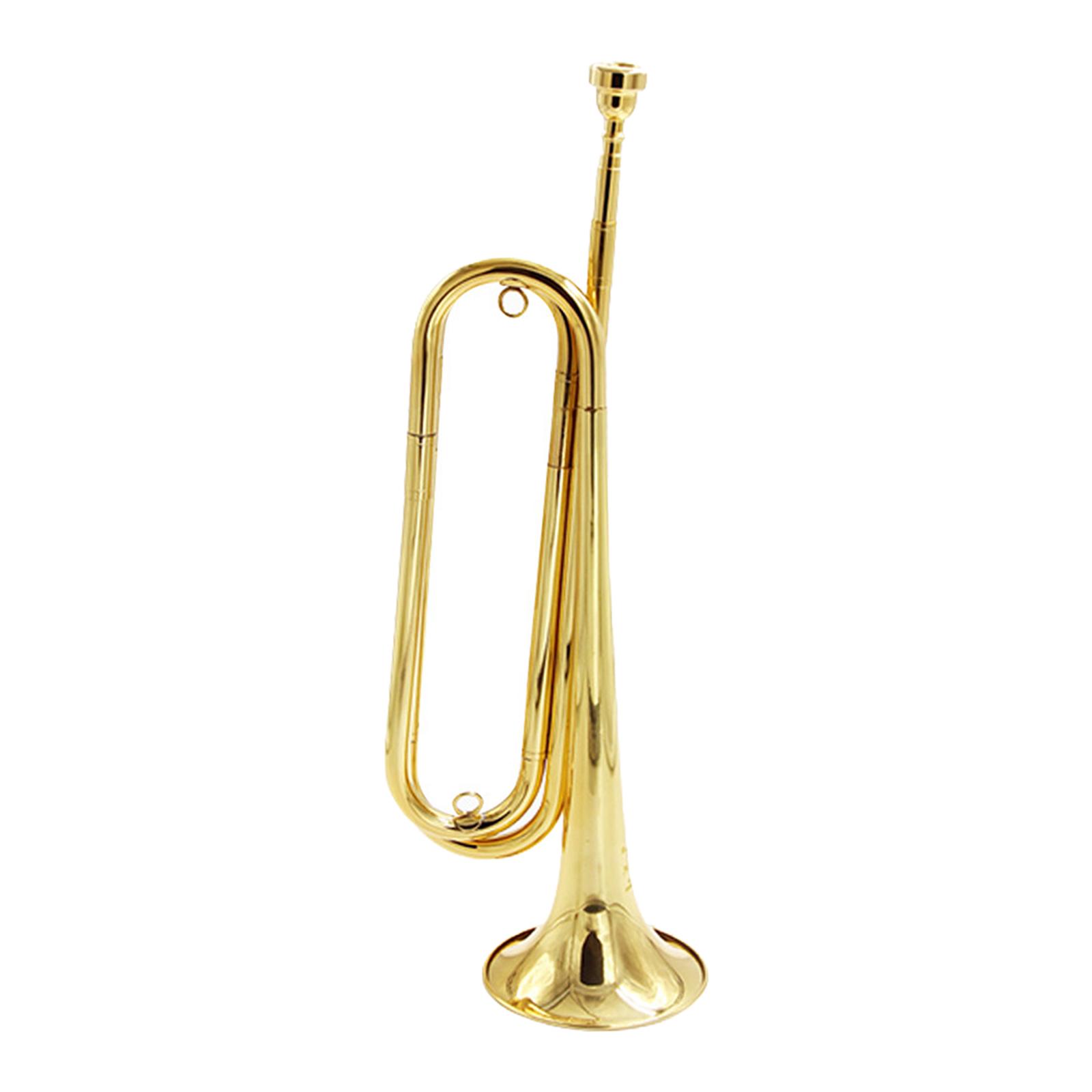 Musical Instrument Bugle - Латунная кавалерийская труба, мундштук 7C, винтажный