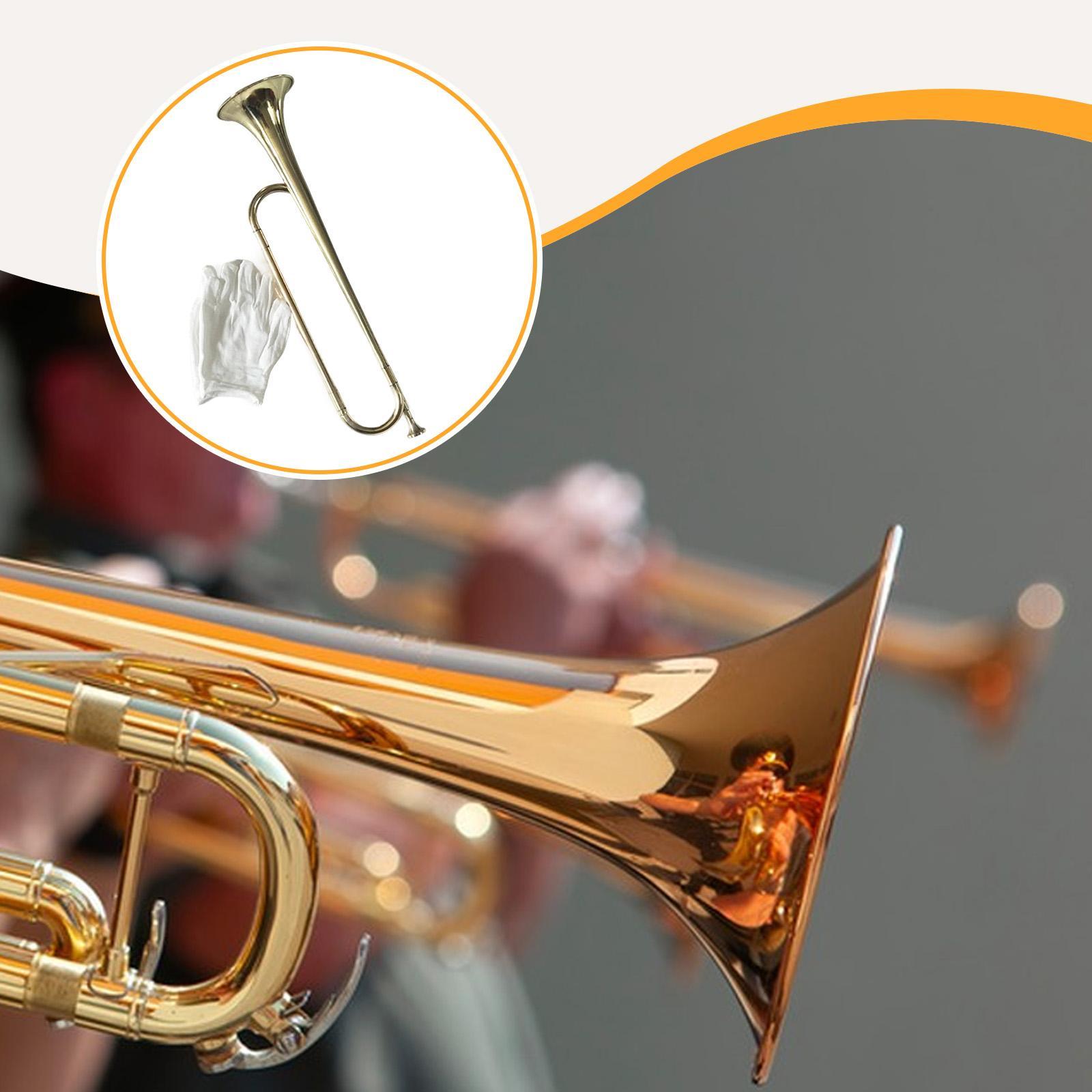Musical Instrument Bugle - Музыкальный инструмент Bugle Профессиональная золотая барабанная