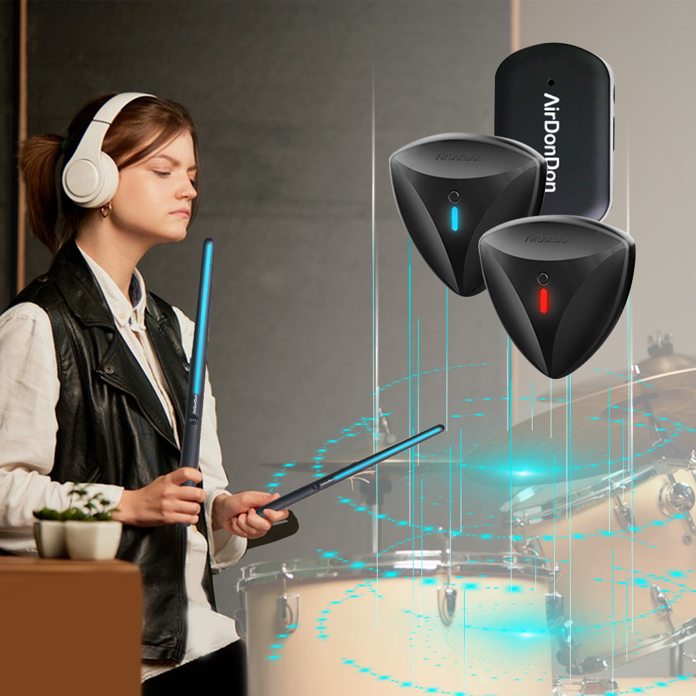Musical Instrument Virtual - Набор воздушных барабанов, портативный адаптер для