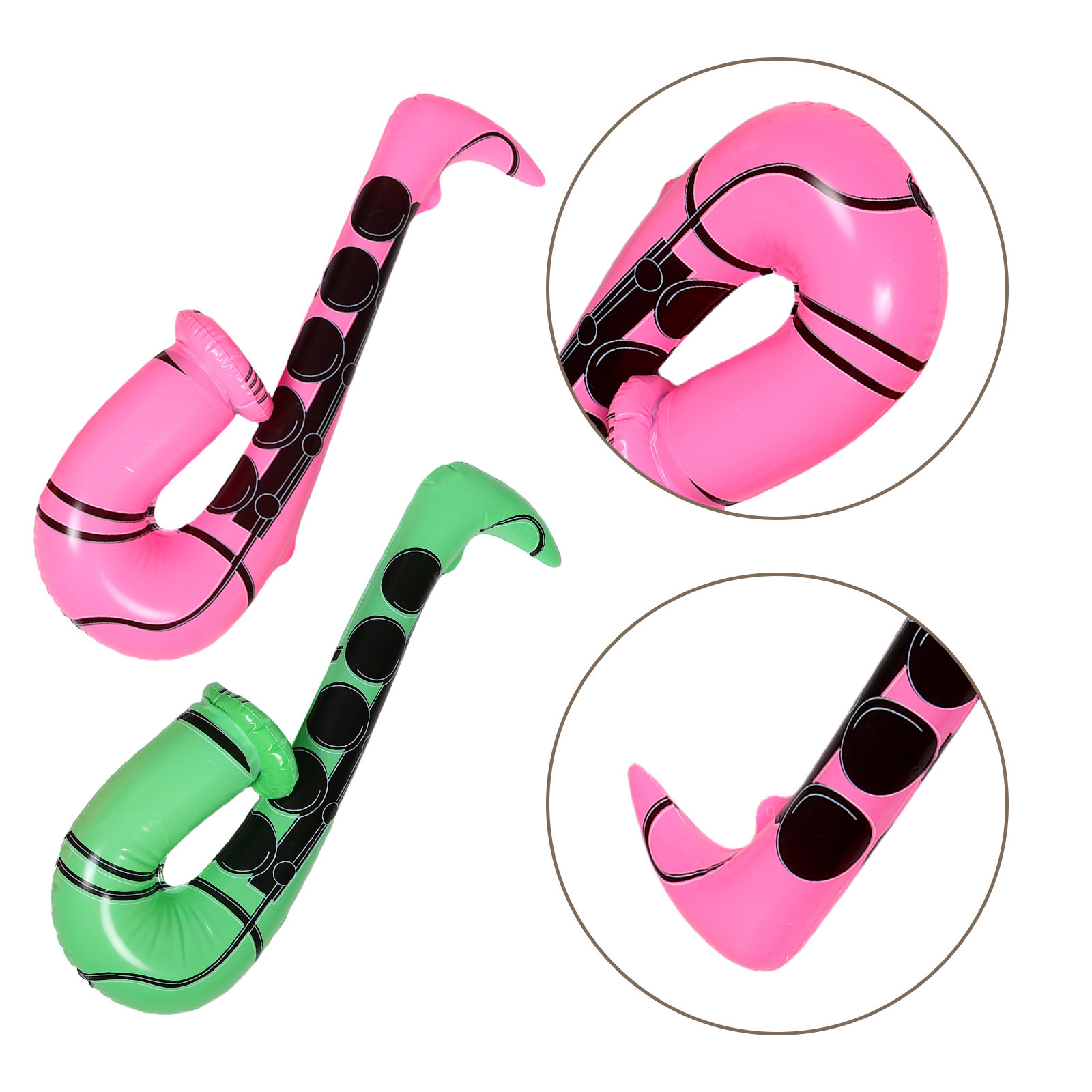 Musical Instrument You Blow - 4 шт. надувных саксофонов для украшения