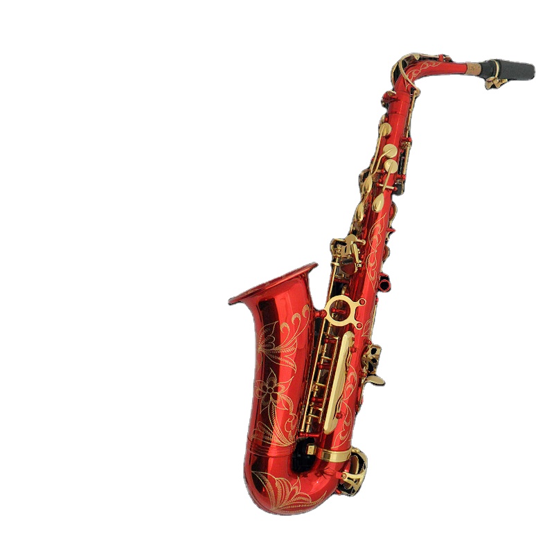 Musical Instrument Bassoon - Настраиваемый электронный плоский альт-саксофон из красного