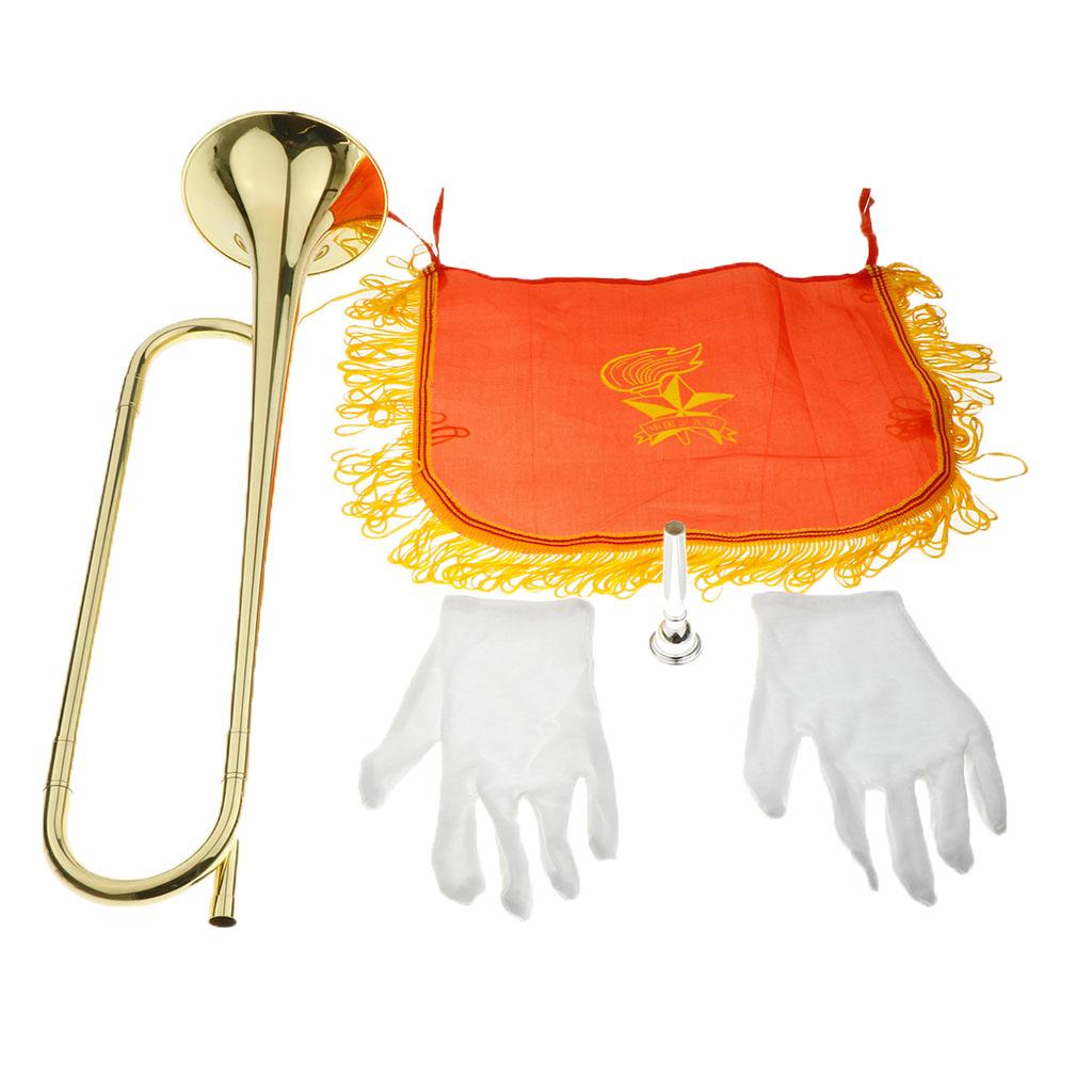 Детский золотой латунный тромб – обзор и цена Musical Instrument Bugle