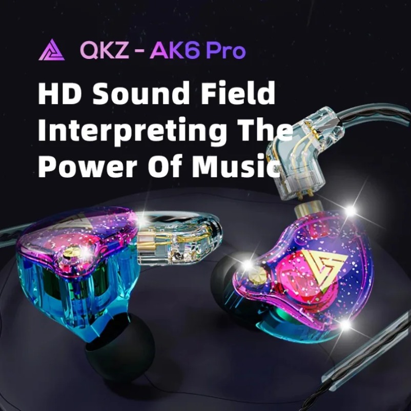 Наушники QKZ AK6 Pro In Ear Mo – обзор и цена L Musical Instrument