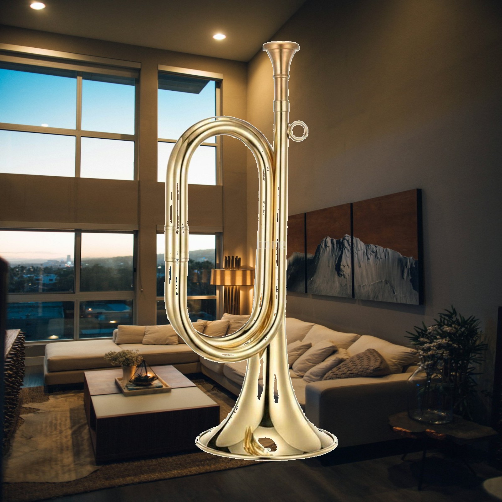 Латунный музыкальный горн, пор – обзор и цена Musical Instrument Bugle