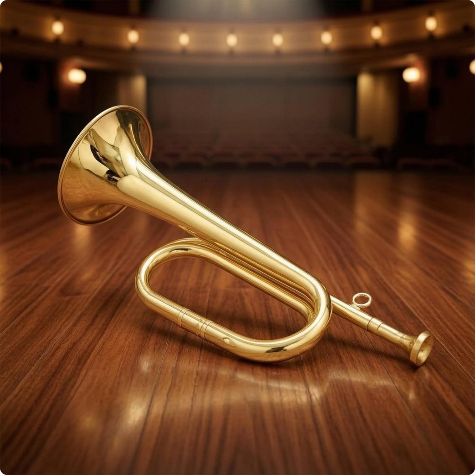 Миниатюрный латунный музыкальн – обзор и цена Musical Instrument Bugle