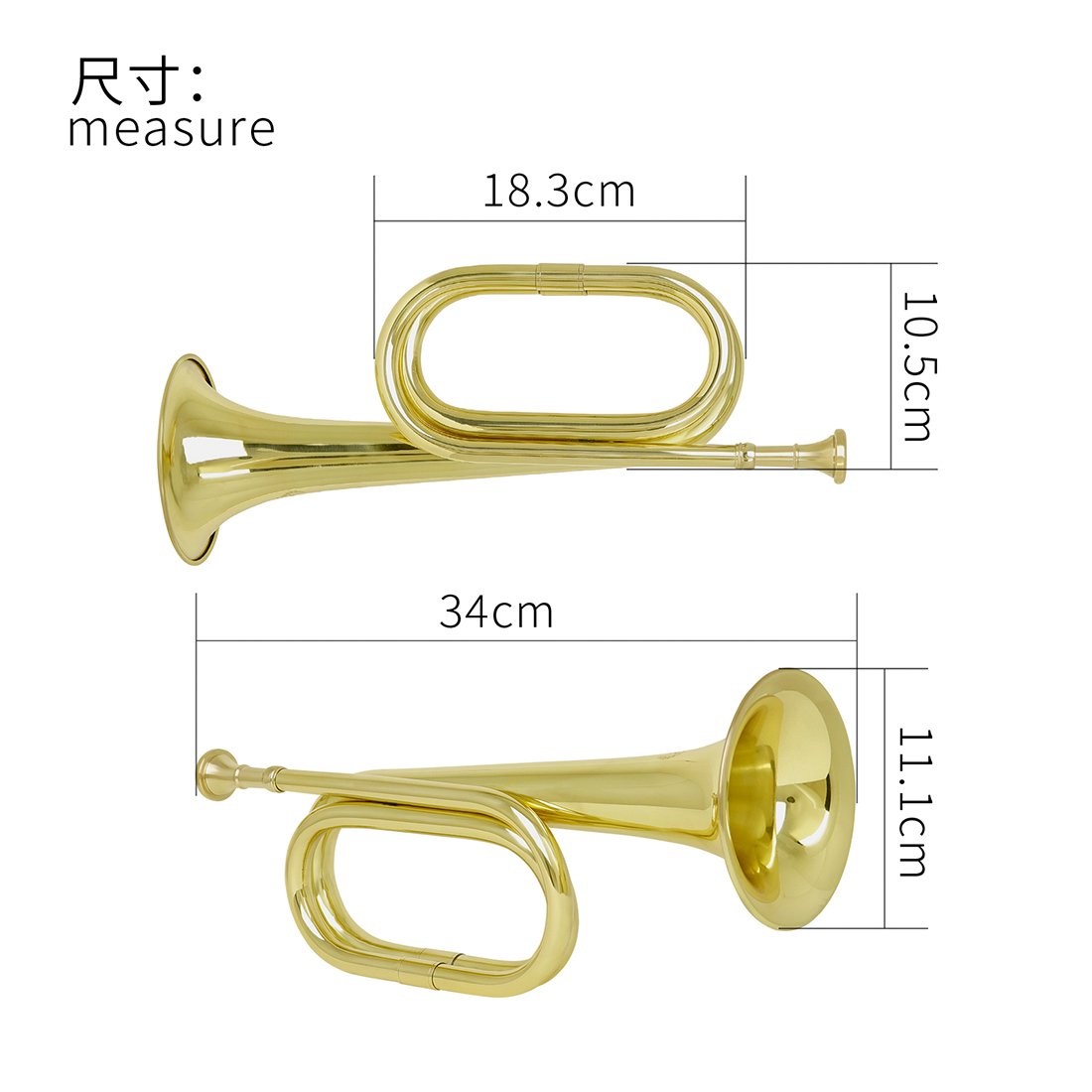 М MBAT бугл звонок Труба латун – обзор и цена Musical Instrument Bugle