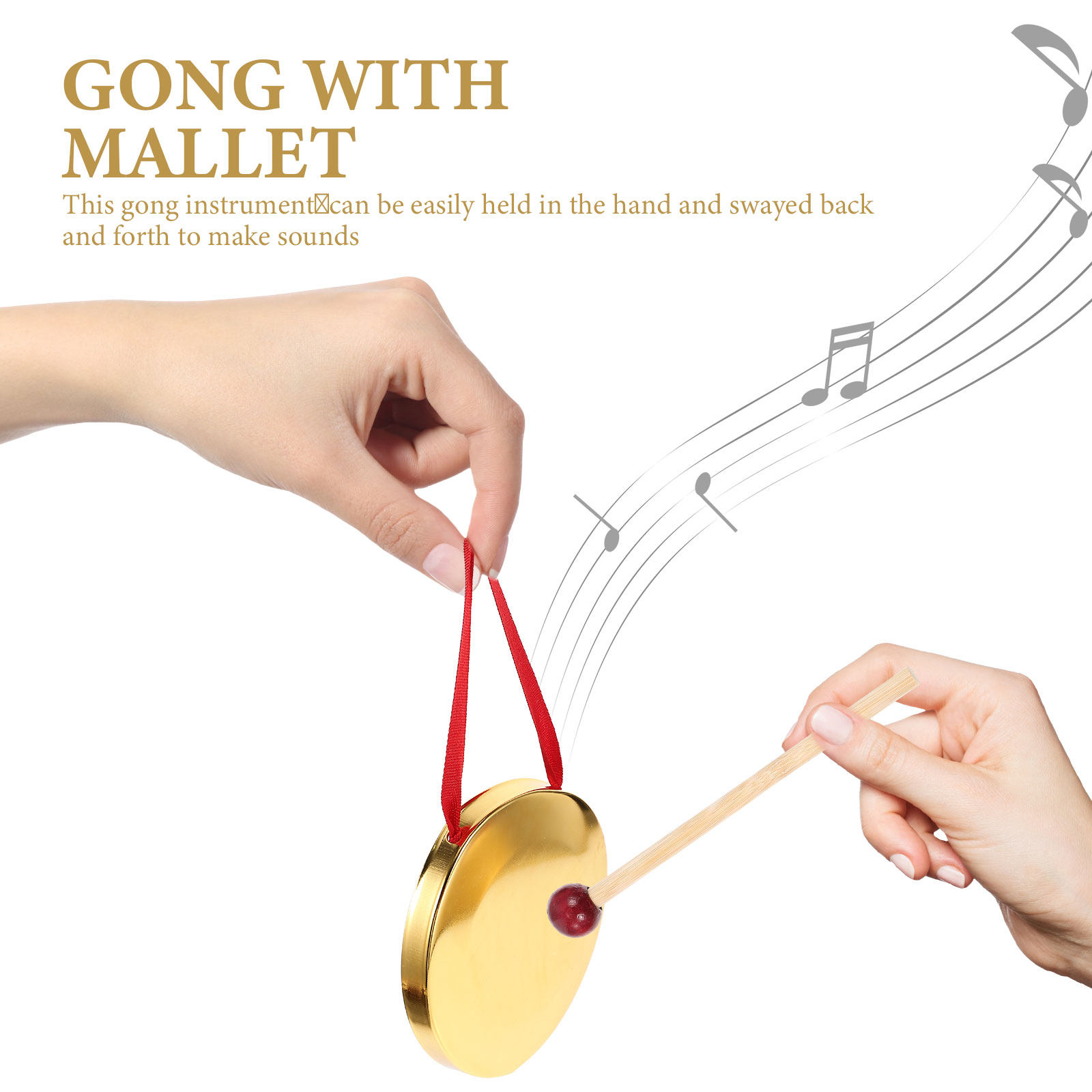 1 комплект ручного металлическ – обзор и цена Musical Instrument Gong